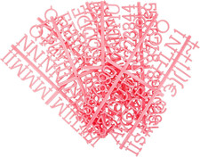 1 Inch Letters for Felt Letter Board, 188 Pieces Including Characters, Numbers 