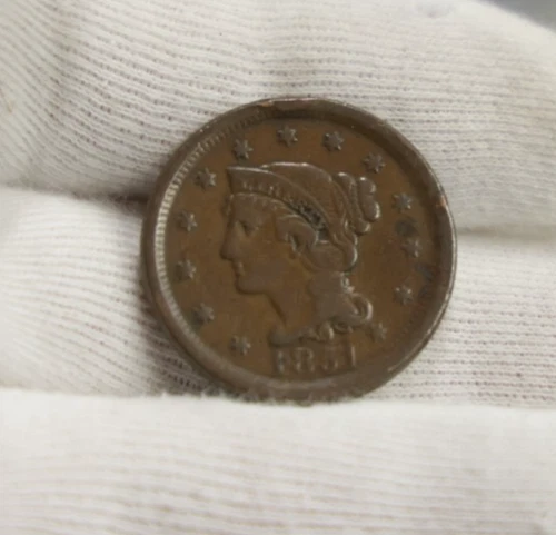 1853-P Large Cent — photo from another recent sale
