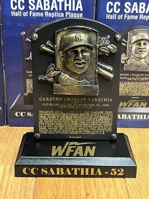 CC Sabathia Baseball Hall Of Fame HOF Cooperstown Plaque NY