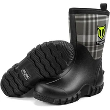 Rubber Boots for Women, 5.5mm Neoprene Insulated Rain Boots with Steel Shank,...