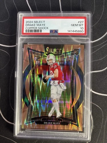 2024 Select - DRAKE MAYE ROOKIE - Copper Shock /299 - PSA 10