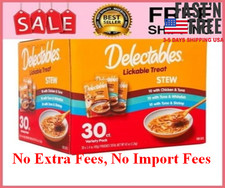  HOT SALE Hartz Delectables Stew Lickable Wet Cat Treats Variety Pack, 30 Count