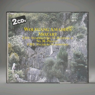 Wolfgang Amadeus Mozart Double Audio CD Symphony No35 and No38 German Import DCD