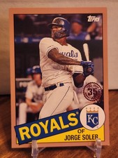 2020 Topps - 1985 Topps Baseball Series 2 Jorge Soler Gold /50 Royals