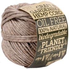 Hemptique Craft  Gardening Hemp Cord 170 125'-Natural