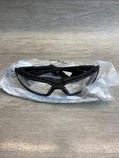 PYRAMEX HIGHLANDER SAFETY GLASSES CLEAR ANTI-FOG LENS W/ BLACK FRAME SBB5010DT