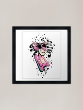 pink&panter Framed Art Print Framed Wall Art Poster Canvas Print Picture