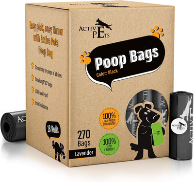 Extra Thick Lavender Scented Dog Waste Bags Leak-Proof & Easy-Tear  Eco-Friendly