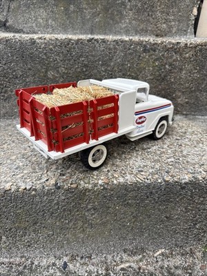 VINTAGE TONKA FARMS White Stake Farm Truck Horse Trailer Doughboy