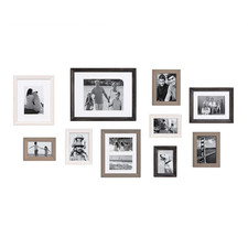 Kate And Laurel Bordeaux Gallery Wall Frame Kit Set Of 10 Assorted Size Frames