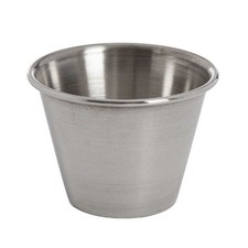 American Metalcraft MB1 2 1/2 oz Round Stainless Steel Sauce Cup