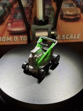 2002 HOT WHEELS CAR LOOSE EXPRESS LANE COLLECTOR#189 GREEN SHOPPING CART HOT ROD