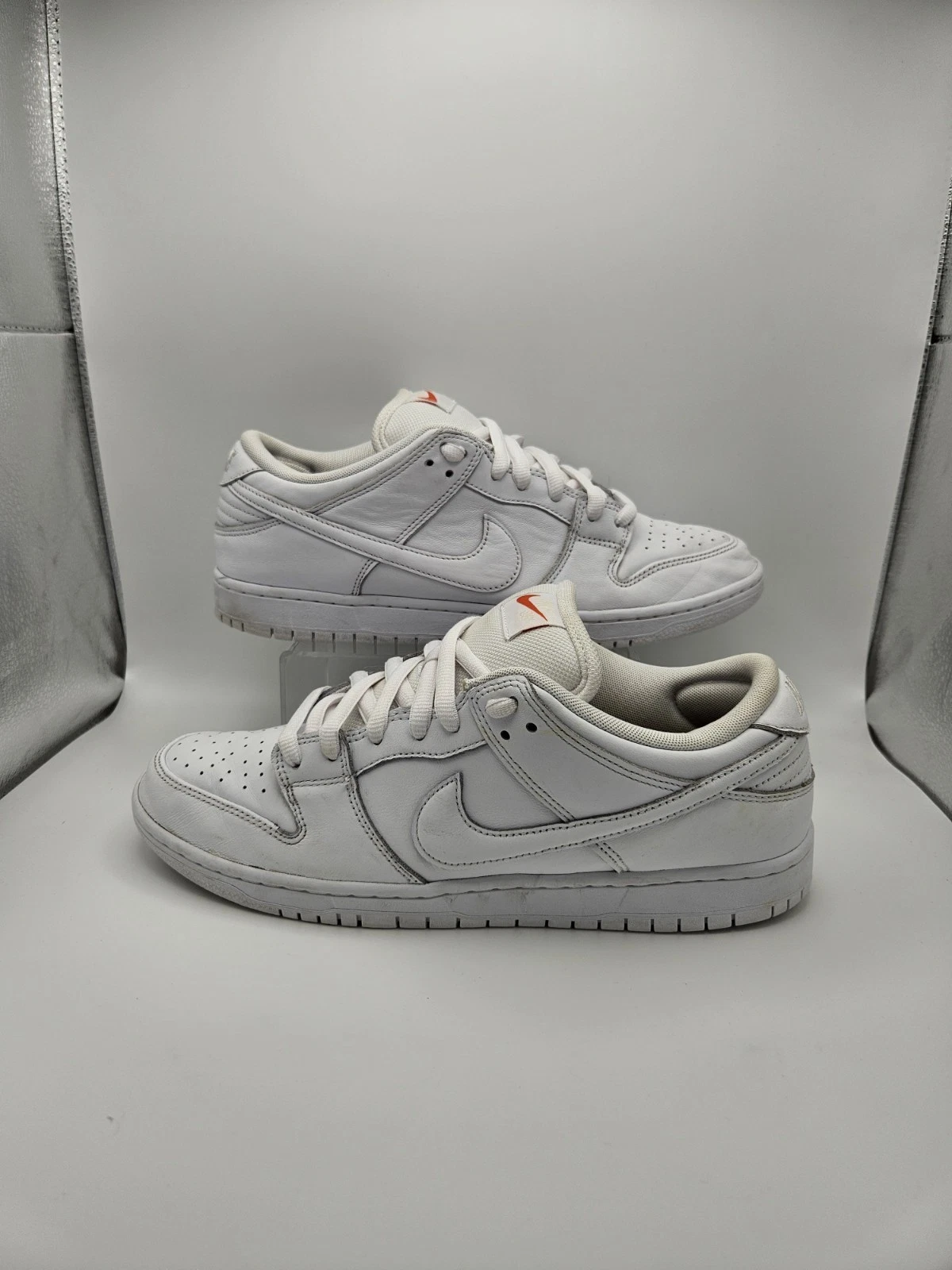 Nike SB Dunk Low Pro 'Triple White' FJ1674 100 taglia UK 10