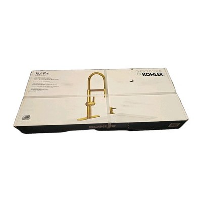 KOHLER Koi Spring Vibrant Brushed Moderne Brass w/ Dispenser R26735-SD-2MB New