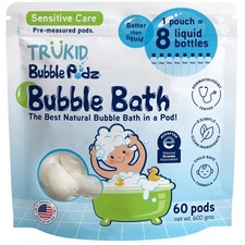 TruKid Bubble Podz Bath for Kids, Toddlers, 60 Count Pack of 1