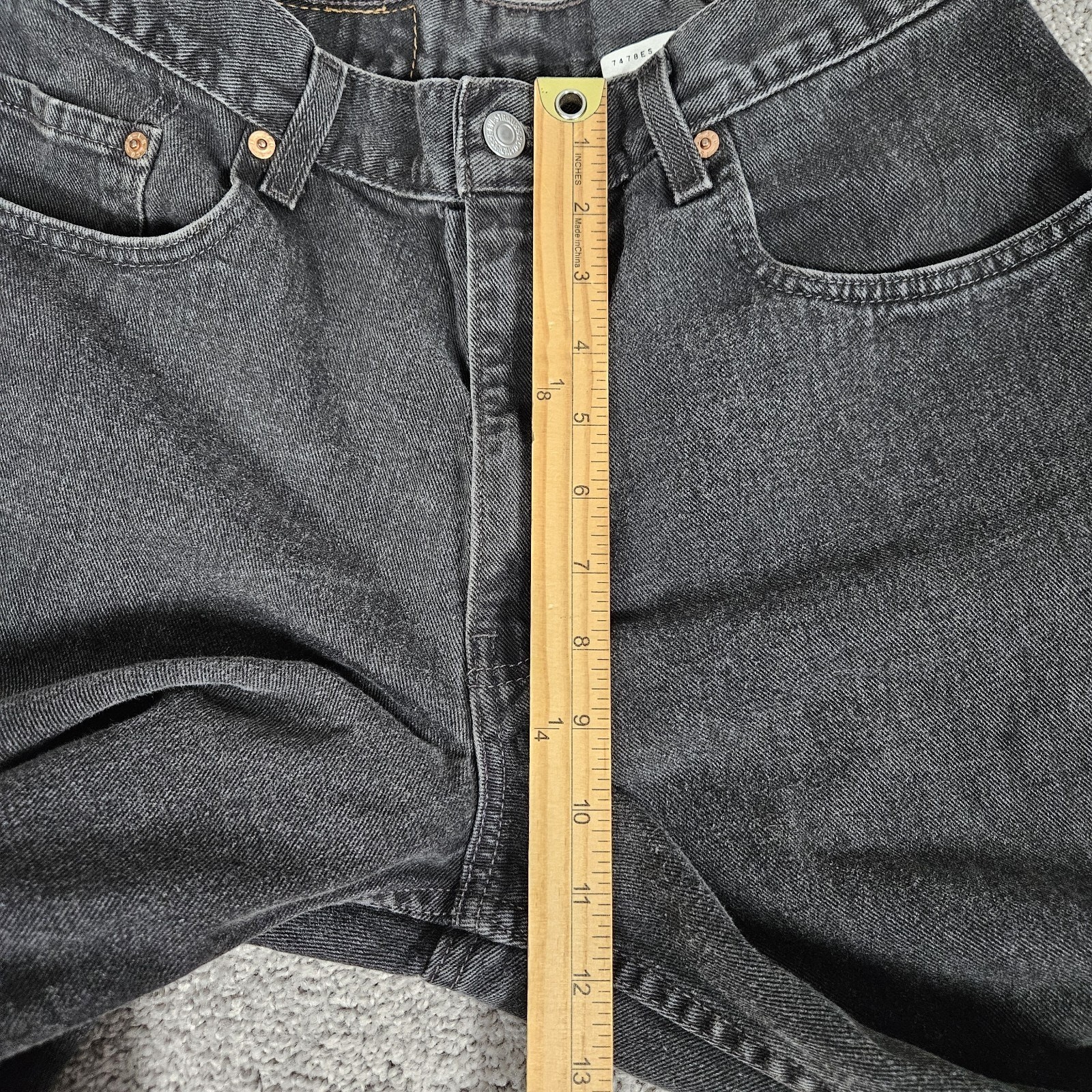 Vtg Levis 560 Jeans Mens 30X32 (Tag 33X34) Black Loose Tapered Grunge Skater thumbnail 9