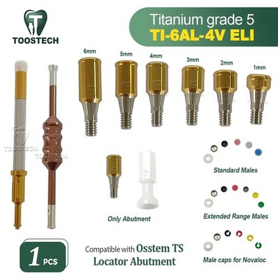 Locator Abutment Locator Core Tool fits to Osstem TS Regular Mini GH1~GH6