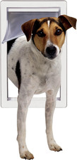 since 1979 Perfect Pet Pet Door with Telescoping Frame, Medium, 7" X 11" Flap Si