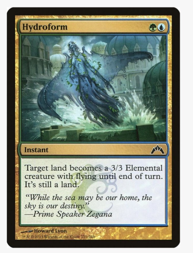 Hydroform | MTG DGM | Simic Instant Land Animation EDH | LP