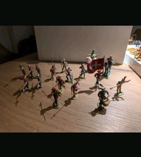 Konvolut Elastolin Figuren 4 cm Landsknechte