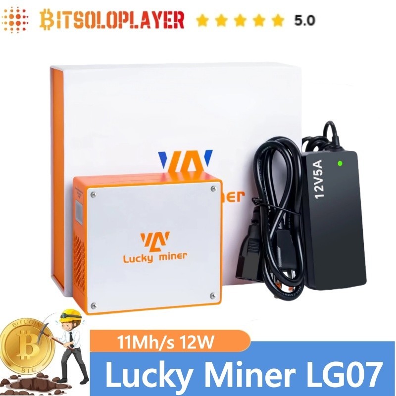 Lucky Miner LG07 Dogecoin & Litecoin LTC Miner 11Mh/s ASIC Crypto Scrypt Miner