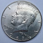 1967 Silver JFK Half $ GEM ~ Gem BU ~ NICE ~ A44