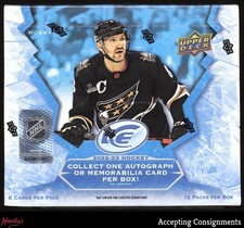 2022-23 Upper Deck Ice Hockey Factory Sealed Hobby Box - AUTO ?