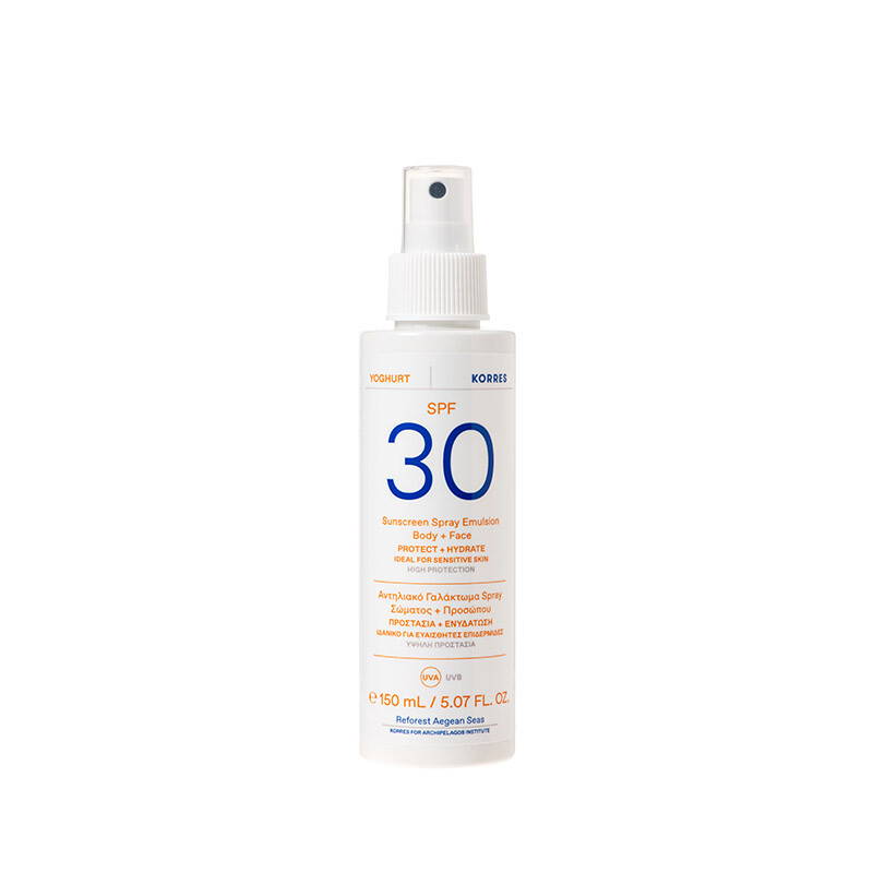 face and body sunscreen spray