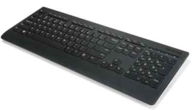 Lenovo 4X30H56851 Universal RF Wireless Tastatur AZERTY Französisch Schwarz