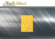 Detailing set for aircraft model DHC-8-106 Scale 1/144 Metallic Details MD14437