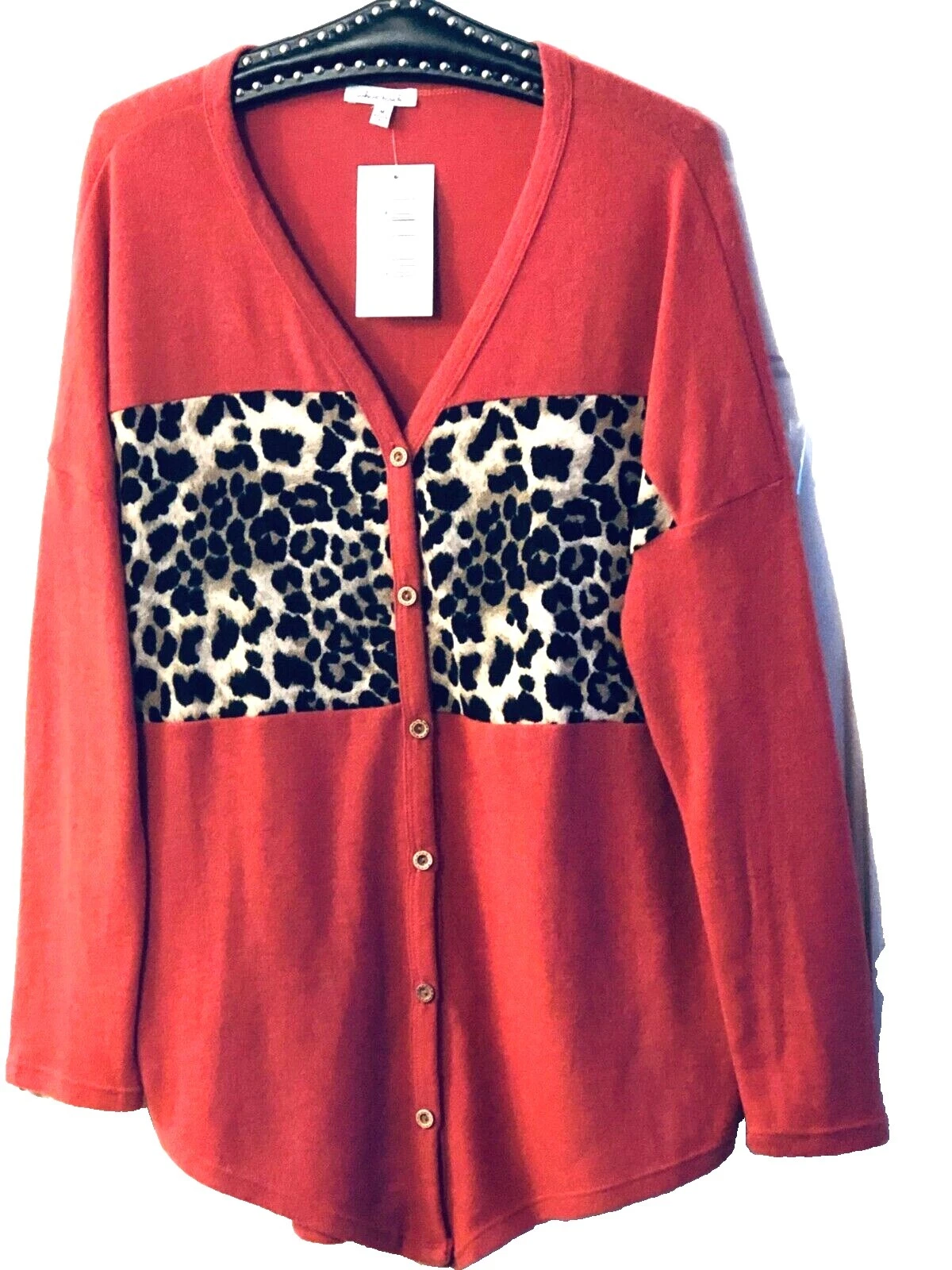 Poliéster Suéteres Sólido con Cuello en V para Mujer