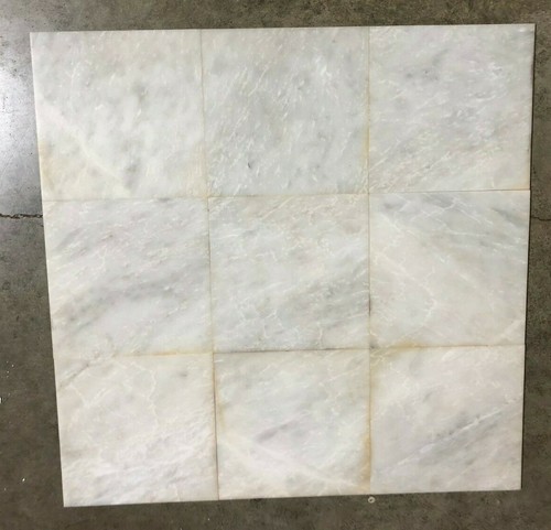 12x12 Tile White Marble Remodel Stone Honed Wall (10 Square Feet) T-76 - Picture 5 of 5