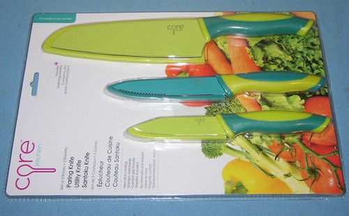 Core Kitchen 9-Piece Organic Bamboo Cutting Board & Santoku Knife Knives Set NEW - Picture 10 of 12