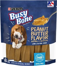 Purina Busy Bone Made in USA Facilities, Long Lasting Small/Medium Breed Adult D