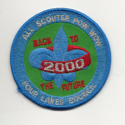 FOUR LAKES  COUNCIL / 2000 POW WOW patch - Cub Boy Scout BSA JE/B-12