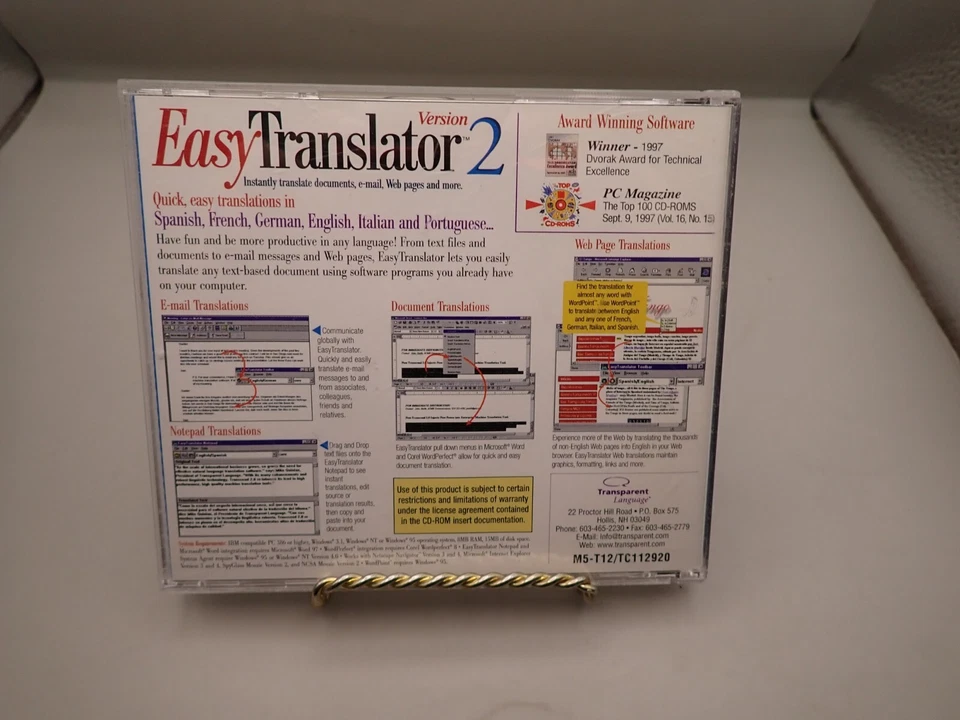 Easy Translator 2 for windows cd-rom F5C - Image 2 of 4