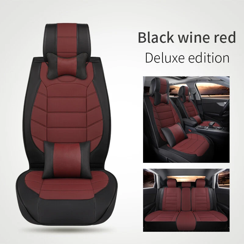 Fundas de asiento de coche de cuero de lujo cojín de 2/5 asientos para Lexus IS 250 GS300 RC350 Foto 4 de 4