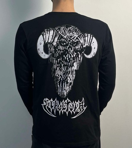 Sepultura - Bestial Devastation (B&C) Camiseta Negra Manga Larga Muerte - Imagen 3 de 4