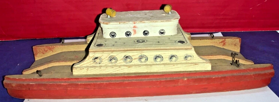 Keystone vintage? Ferry de madera - COMO ESTÁ - Lote de 2 - INCOMPLETO Foto 4 de 4