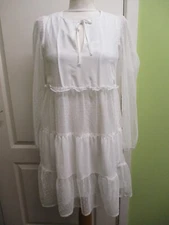 BNWT SIZE XS WOMENS WHITE DRESS BY H&M DIVIDED