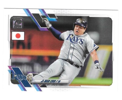 2021 Topps Japan Edition JI-MAN CHOI - TAMPA BAY RAYS - #98 | eBay