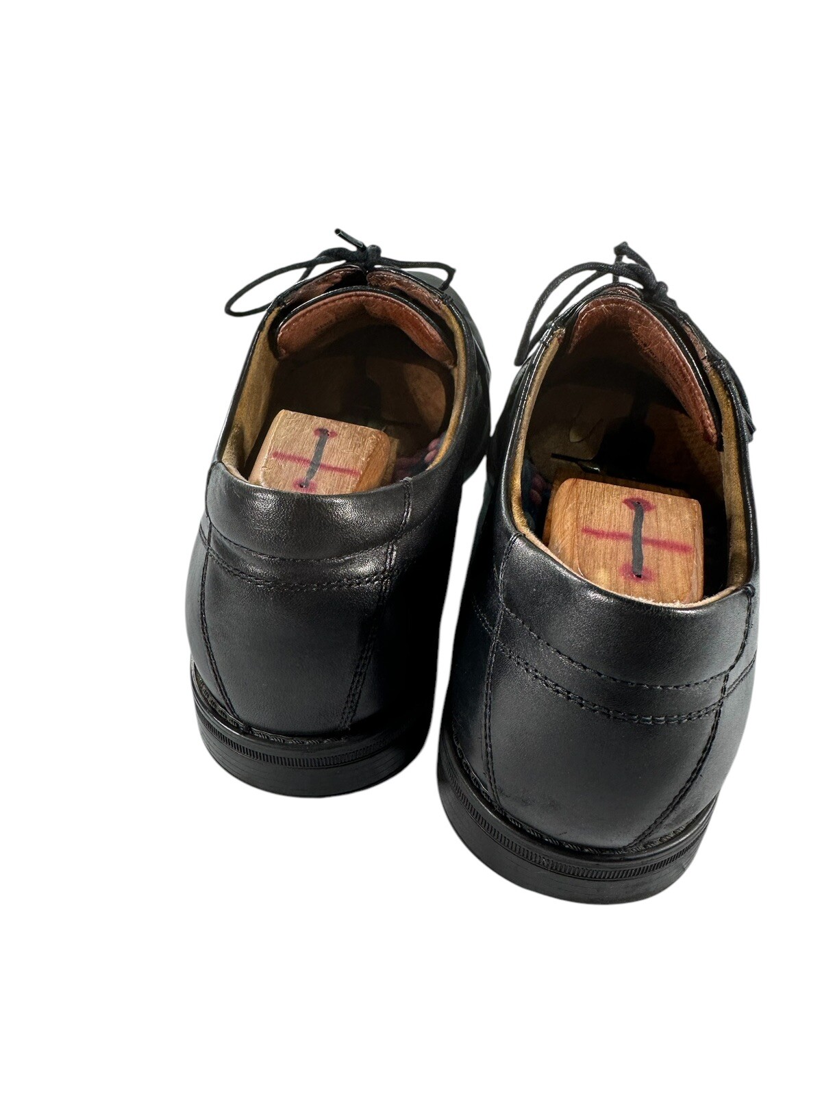 SAOLA Scarpe eleganti derby Florsheim taglia 10 5 EEE Comfortech da uomo in pelle nera punta a cappuccio