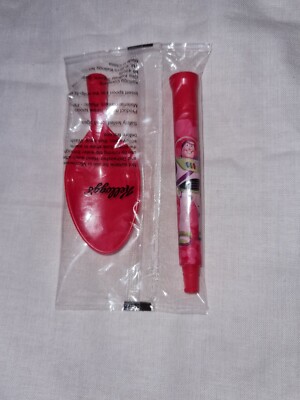 Kellogg's 2018 Sip N Spoon Straw Buzz LIGHTYEAR toy Story Red NEW