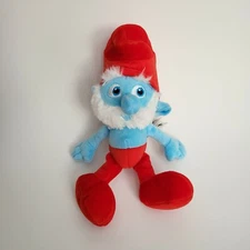 Papa Smurf 6" Plush Stuffed Toy Collectible 2013 The Smurfs Movie 