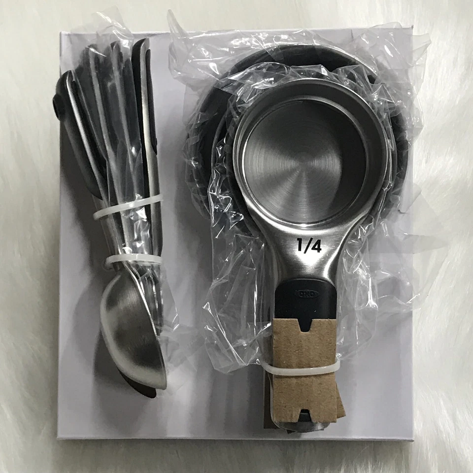 OXO Good Grips Measuring Cups and Spoons Set Stainless Steel 8 Piece Magnetic - Image 2 of 2