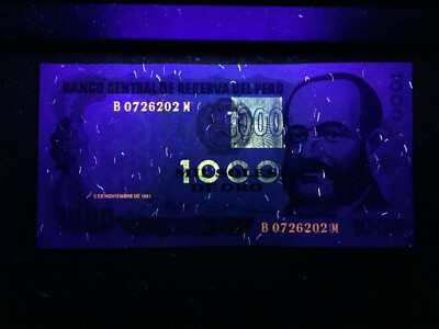 Peru 1000 Intis Banknote – 1988, Uncirculated, Pick #136b, World Paper Currency