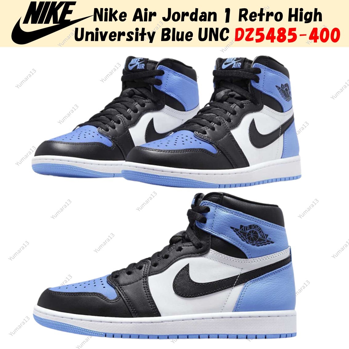 Size 10 - Jordan 1 Retro OG High UNC Toe for sale online | eBay