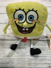 Spongebob Squarepants 9" Smiling Stuffed Plush Nickelodeon 2010 Viacom