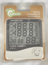 Hydro Crunch Digital Thermometer And Hygrometer With Probe