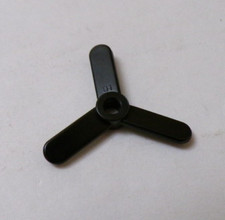 Unbranded x1 Black 3 Blade Propeller, Round Hole, 1/2" Blades 021-56 